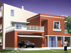 city - alone villa 1177 3D Model