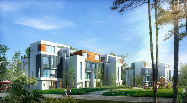 city - alone villa 1180 3D-Modell .c4d .max .obj .3ds .fbx .stl .blend 