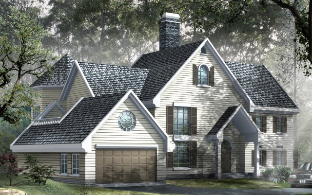 city - alone villa 1183 Modello 3D .c4d .max .obj .3ds .fbx .stl .blend 
