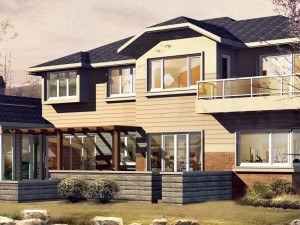 city - alone villa 1186 3D Model
