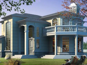 city - alone villa 1188 3D Model