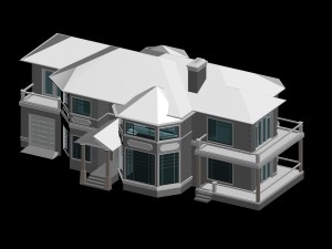 city - alone villa 1189 3D मॉडल