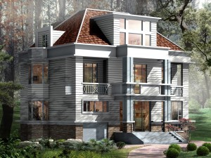city - alone villa 11103 3D मॉडल
