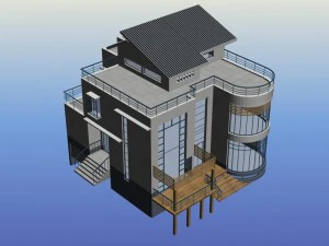 cidade - villa sozinha 11112 Modelo 3D