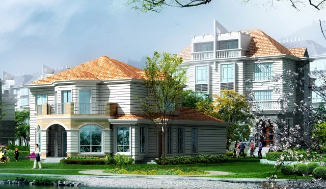 city - alone villa 11125 3D Model .c4d .max .obj .3ds .fbx .stl .blend 