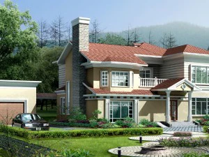 şehir - yalnız villa 11126 3D Model