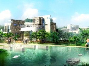 city - alone villa 11127 Modèle 3D