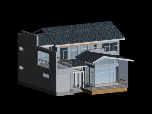 city - alone villa 11151 3D Model