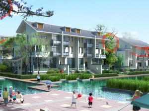 city - alone villa 11158 3D 모델