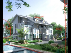 city - alone villa 11159 3D Model