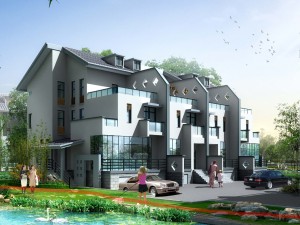 city - alone villa 11160 3D Модель