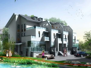 शहर - अकेला विला 11160 3D मॉडल