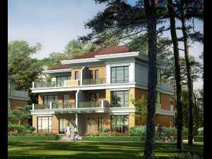 city - alone villa 11164 3D Model