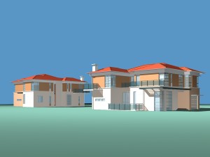 city - alone villa 11189 Modelo 3D