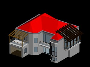city - alone villa 11228 Model 3D