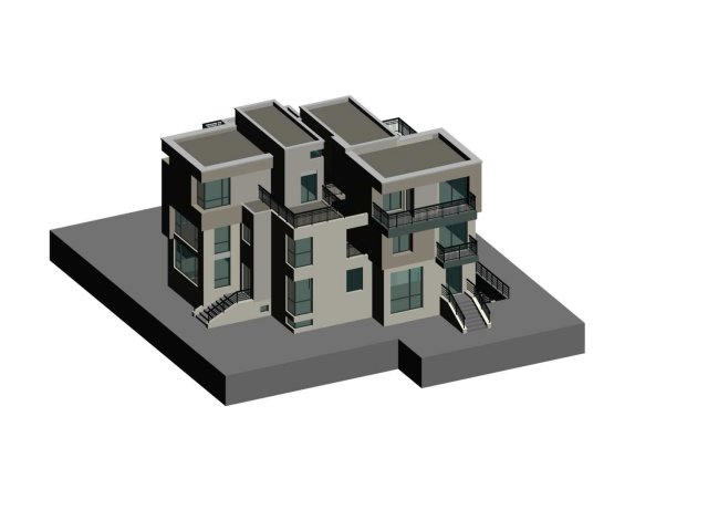 city - alone villa 11229 3D मॉडल .c4d .max .obj .3ds .fbx .stl .blend 