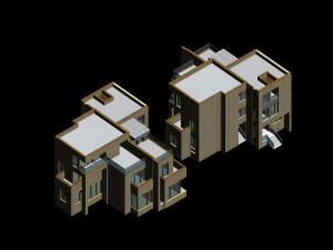 city - alone villa 11230 3D Model