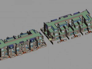 ville - maison de ville &eacute;l&eacute;gante 19 Modèle 3D