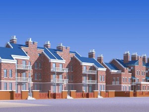 city - stylish townhouse 25 Modèle 3D