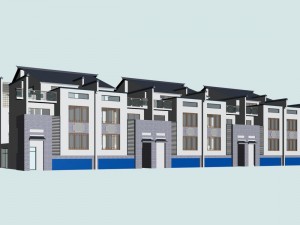 city - stylish townhouse 27 3D 模型