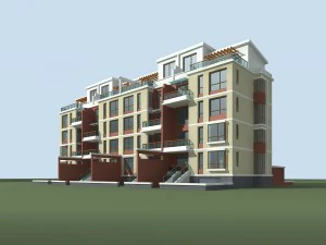 시티 - 스타일리시한 타운하우스 28 3D 모델