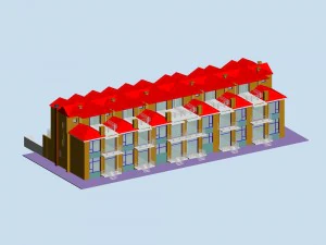 시티 - 스타일리시한 타운하우스 29 3D 모델