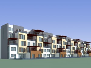 city - stylish townhouse 30 Modello 3D
