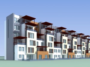 city - stylish townhouse 31 3D Модель