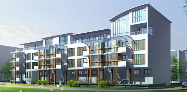 city - stylish townhouse 37 3D 모델 .c4d .max .obj .3ds .fbx .stl .blend 
