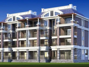 city - stylish townhouse 43 3D Model