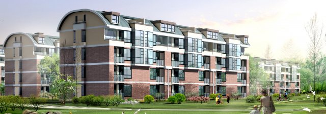 city - stylish townhouse 53 Modelo 3D .c4d .max .obj .3ds .fbx .stl .blend 