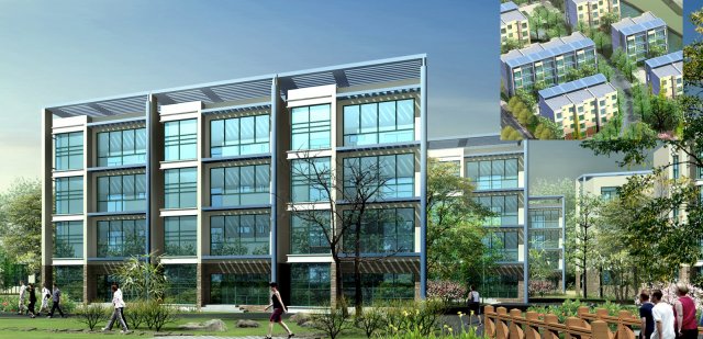 city - stylish townhouse 56 3D Model .c4d .max .obj .3ds .fbx .stl .blend