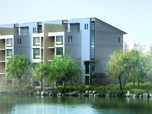 city - stylish townhouse 57 Modèle 3D