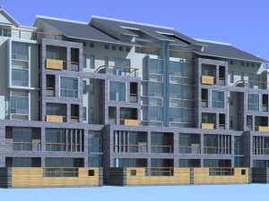 şehir - şık şehir evi 58 3D Model