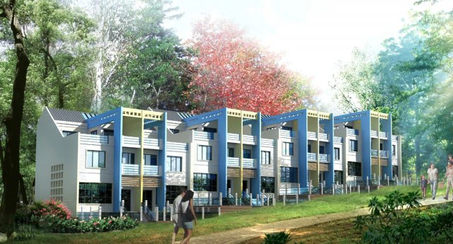 city - stylish townhouse 63 3D Model .c4d .max .obj .3ds .fbx .stl .blend