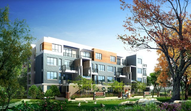 city - stylish townhouse 65 Modèle 3D .c4d .max .obj .3ds .fbx .stl .blend 
