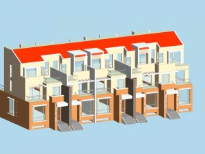 シティ - スタイリッシュなタウンハウス 67 3Dモデル