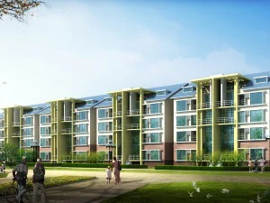 city - stylish two-seat villa 08 3D Model