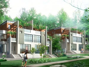 シティ - スタイリッシュな 2 人掛けヴィラ 13 3Dモデル