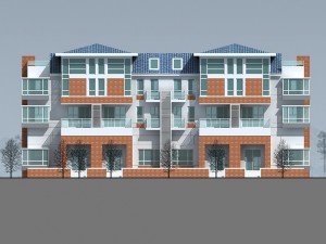 city - stylish two-seat villa 14 3D Model