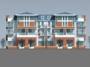 şehir - şık iki kişilik villa 14 3D Model
