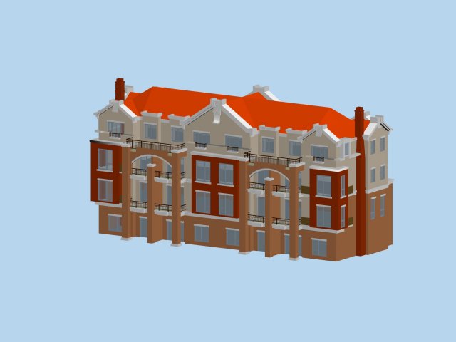 city - stylish two-seat villa 44 Modèle 3D .c4d .max .obj .3ds .fbx .stl .blend 