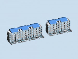 city - stylish two-seat villa 46 3D Model