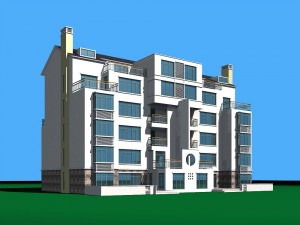 city - stylish two-seat villa 48 3D मॉडल