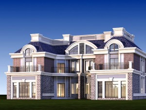 city - stylish two-seat villa 63 3D Model