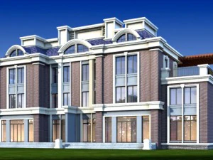 citt&agrave; - elegante villa a due posti 64 Modello 3D