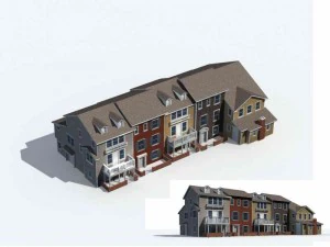 stad - villa 1102 3D Model