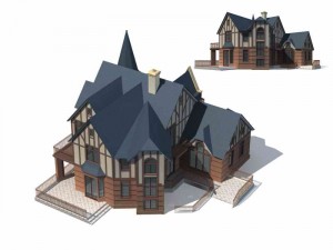 city - villa 1127 Modelo 3D