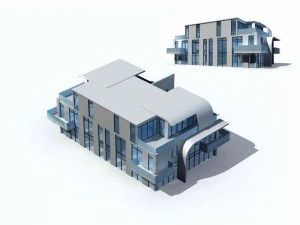 도시 - 빌라 1130 3D 모델
