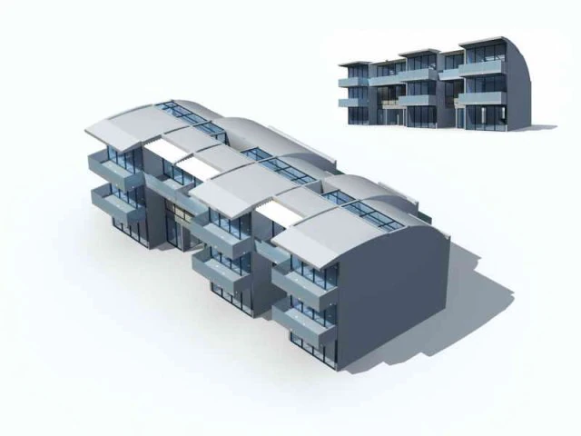 city - villa 1131 3D Model .c4d .max .obj .3ds .fbx .stl .blend